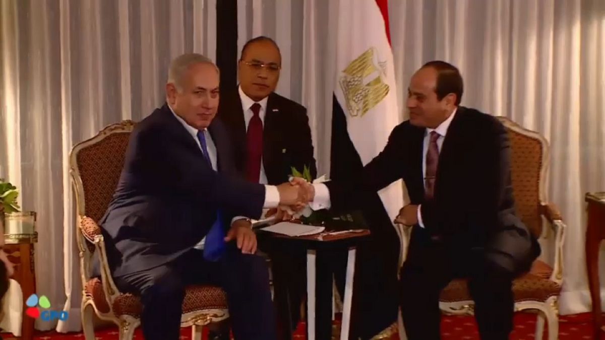 First meeting for Netanyahu and al-Sisi