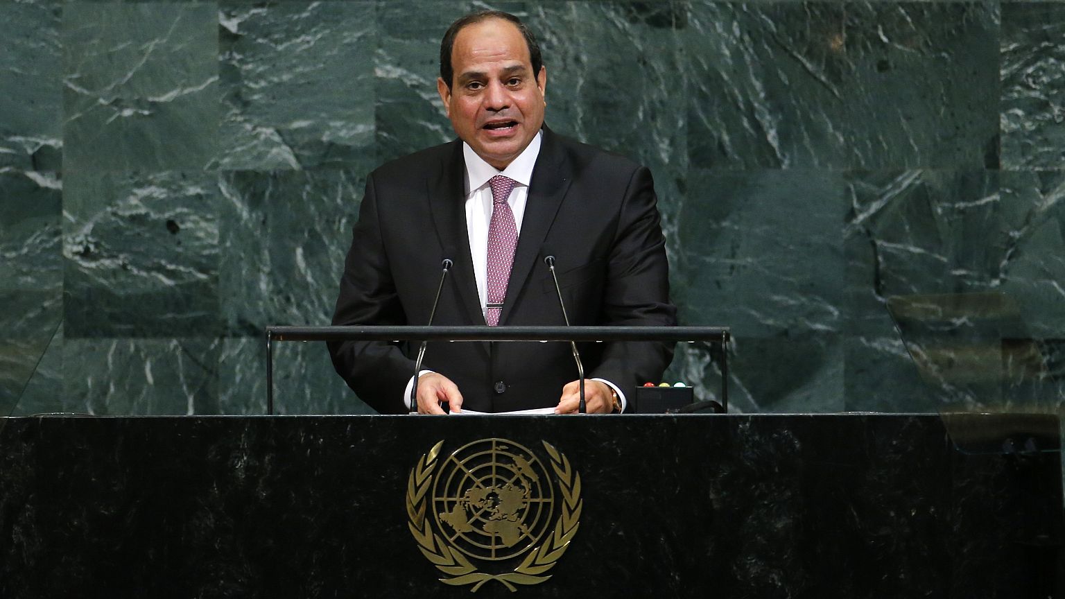 السيسي يدعو في نيويورك إلى تعايش فلسطيني إسرائيلي