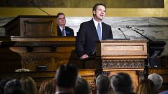 Image: Montana Governor Steve Bullock delivers his State of the State addre
