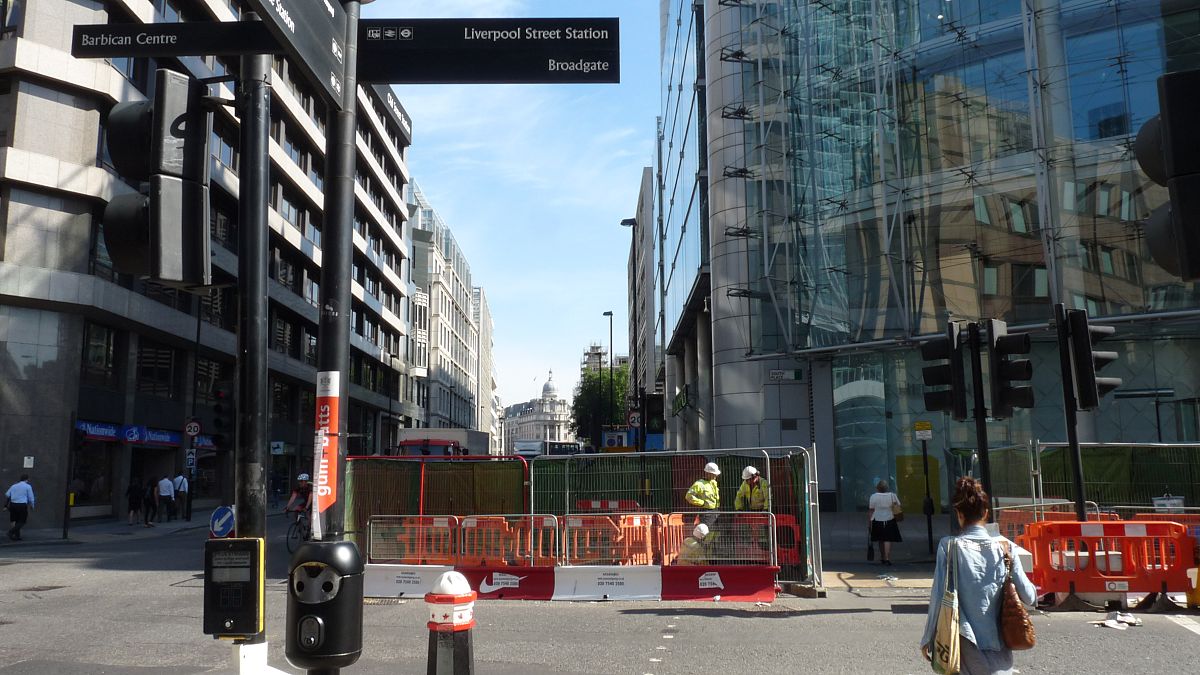 Entwarnung nach verdächtigem Paket in Londons Bankenviertel