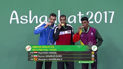 Suriyeli atlet Aşkabat'ta şampiyon oldu