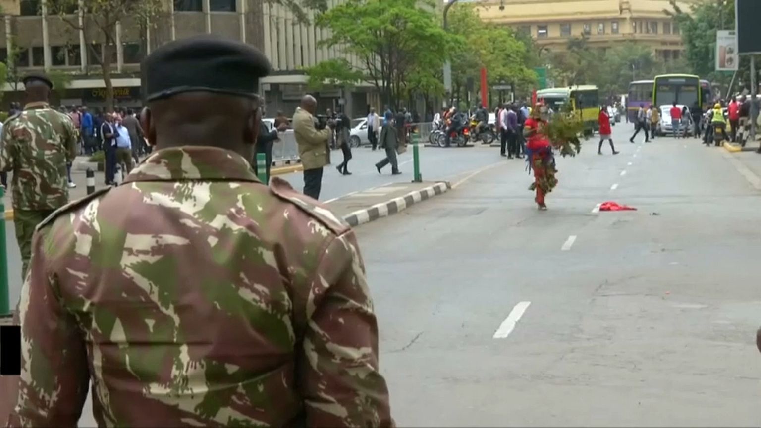 Kenya'da Yüksek Mahkeme önünde protesto