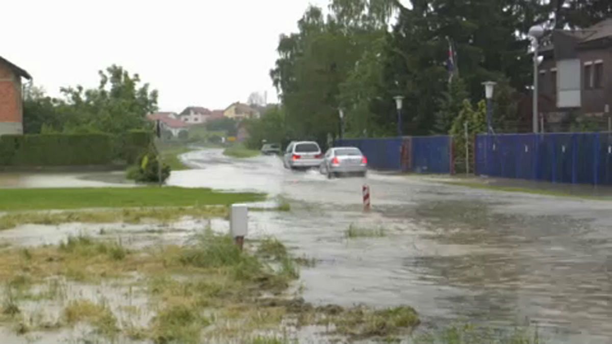 Überschwemmungen in Kroatien
