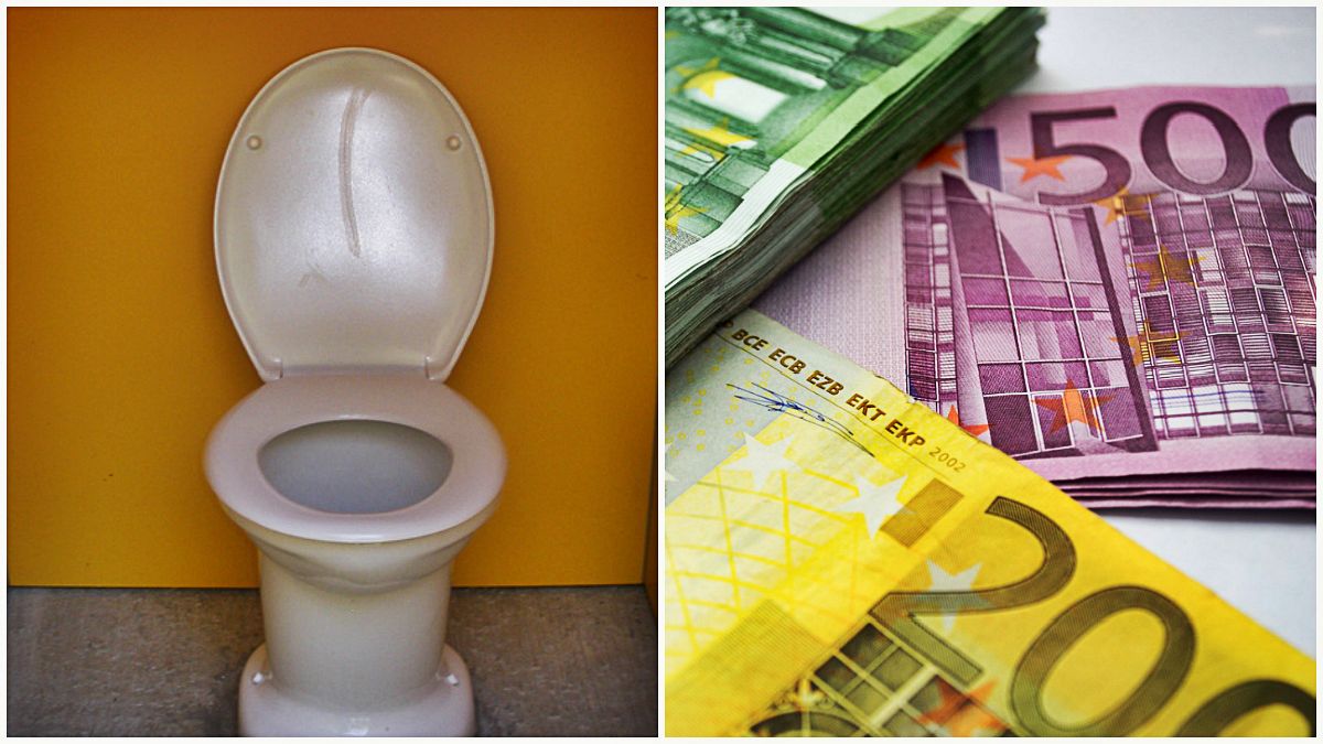 سوئیس؛ دو زن اسپانیایی ۱۰۰ هزار یورو اسکناس را در توالت ریختند