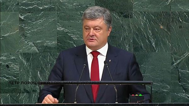 Poroşenko BM Genel Kurulu'nda Ukrayna krizini değerlendirdi Poroşenko BM Genel Kurulu'nda Ukrayna krizini değerlendirdi