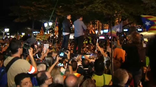 Barcellona, secondo giorno di proteste dopo gli arresti Barcellona, secondo giorno di proteste dopo gli arresti
