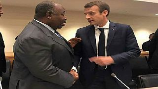 Assemblée générale de l’ONU : première poignée de main entre Ali Bongo et Emmanuel Macron