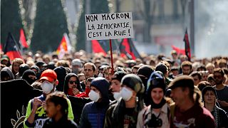 تظاهرات در اعتراض به اصلاح قانون کار در بسیاری از شهرهای فرانسه