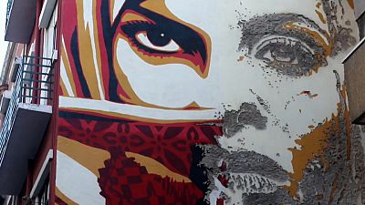 Boom! goes the dynamite - Vhils sees his name up in...gunpowder