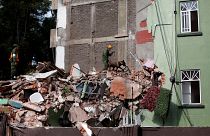 شاهد: انفجار مبنى خلال الزلزال الذي ضرب المكسيك