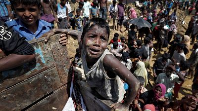 Bangladesh calls for "safe zones" for fleeing Rohingya Muslims