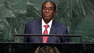Mugabe speaks peace, freedom and return of "giant gold Goliath"