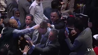 شاهد: صراخ وعراك أثناء خطاب لأردوغان في نيويورك