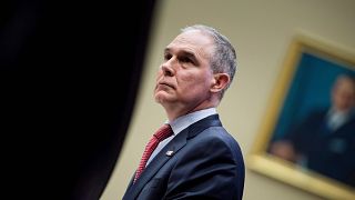Image: Scott Pruitt at a meeting on Capitol Hill
