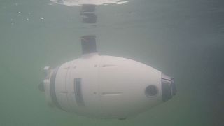 Robôs subaquáticos na profundeza de Veneza