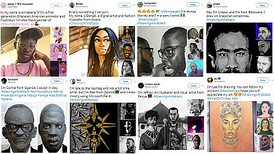 Black artists flaunt talents via trending Twitter hashtag, Africans join the party