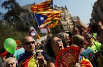 Determined to have their say - protests continue in Catalonia over independence vote