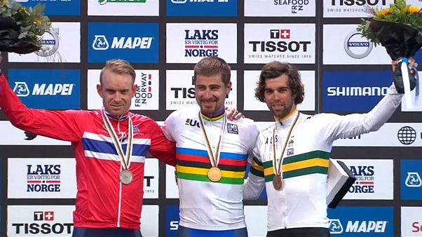 Cyclisme : Peter Sagan, trois fois champion du monde Cyclisme : Peter Sagan, trois fois champion du monde