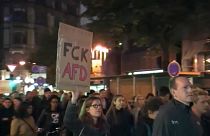 AfD : les militants antifascistes dans la rue