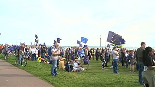 İngiltere'de Brexit karşıtı protesto
