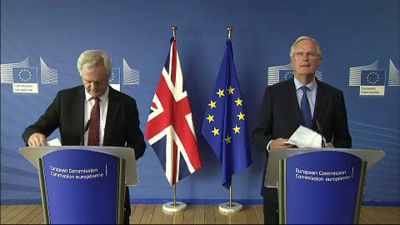 Divergencias en torno al calendario del "brexit"