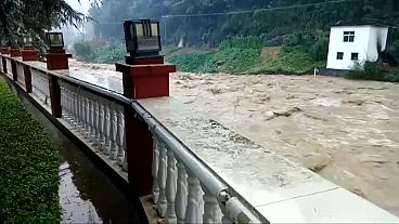 Ankang-City in China: Schwere Überflutungen