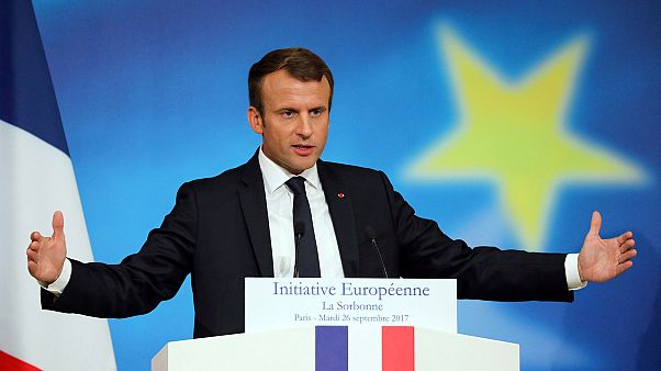 Emmanuel Macron présente sa vision de l'Europe Emmanuel Macron présente sa vision de l'Europe