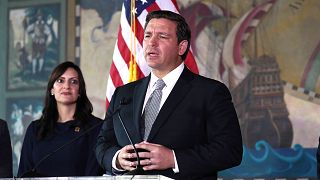 Image: Newly Sworn-In Florida Governor Ron DeSantis Makes Announcement Rega