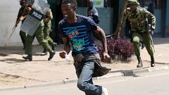 Manifestation de l'opposition dispersée à Nairobi
