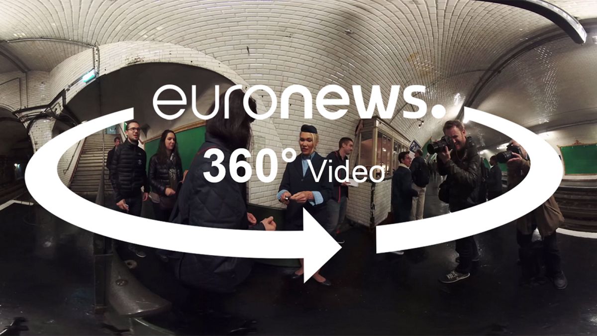 360° Videos - Die Pariser Metrostation Porte des Lilas-Cinéma