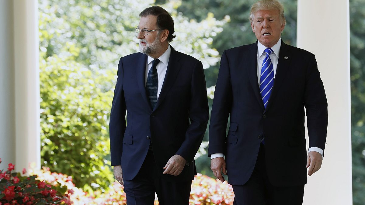 Trump recibe Rajoy en la Casa Blanca a cinco días del referéndum catalán
