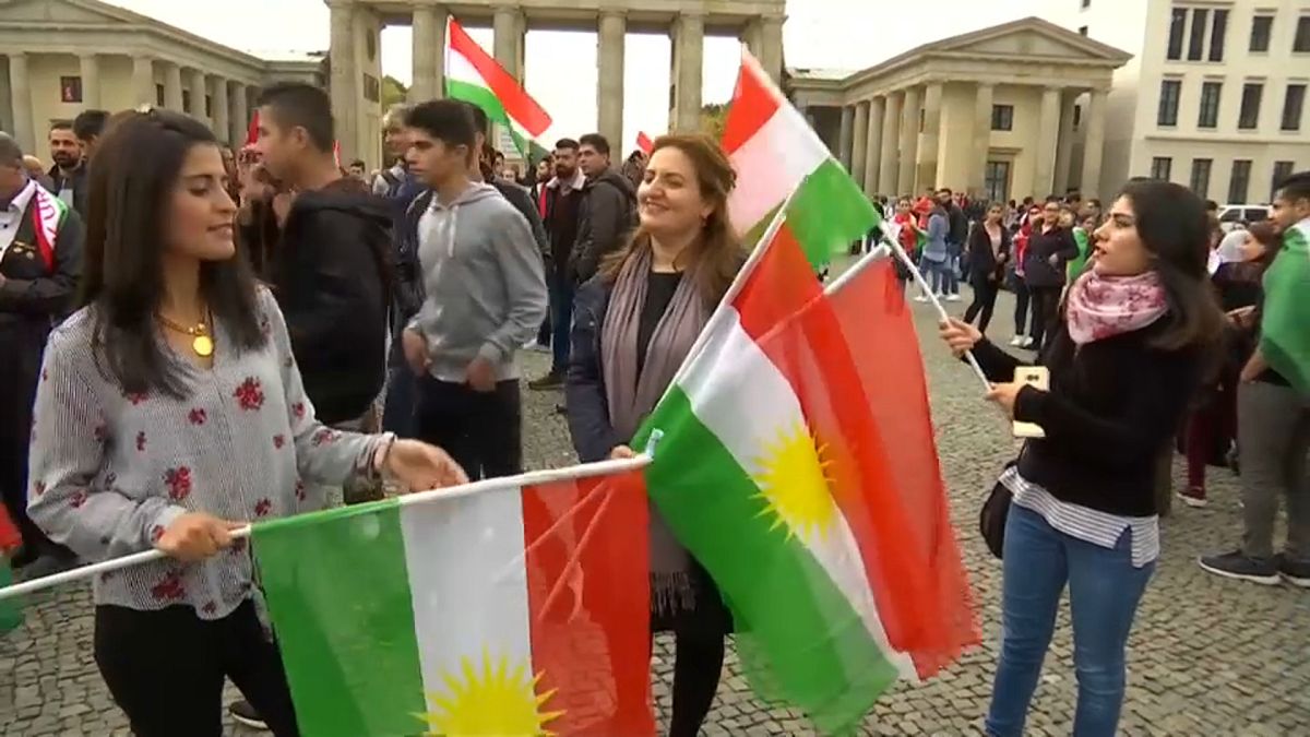 Kurden in Berlin für Unabhängigkeit