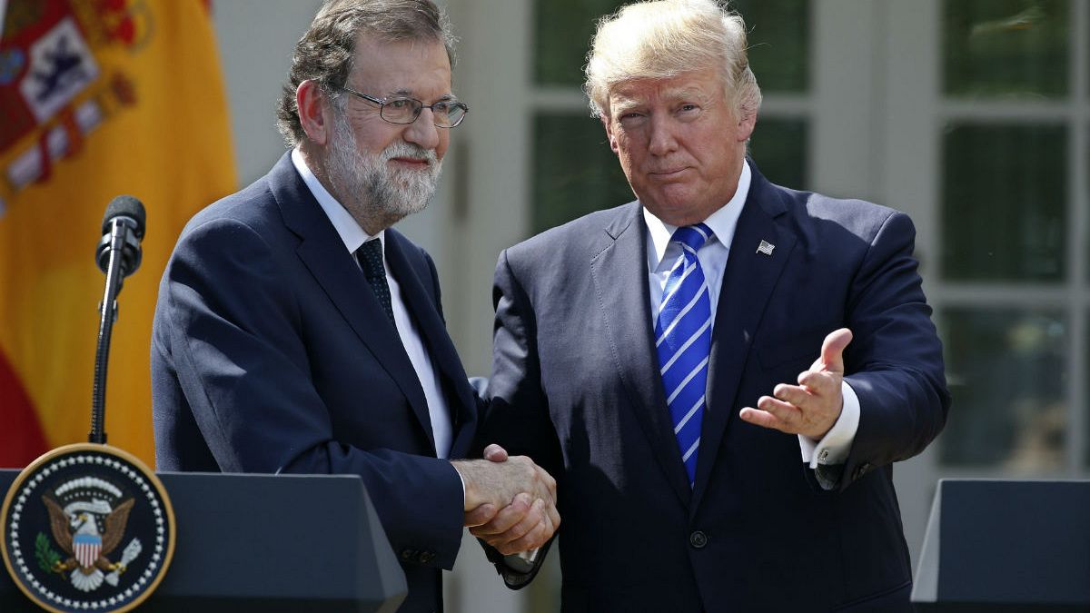 Rajoy wins Trump support over Catalonia