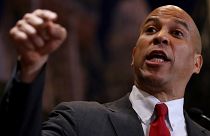 Image: Presidential Candidate Cory Booker At Machinists And Aerospace Worke