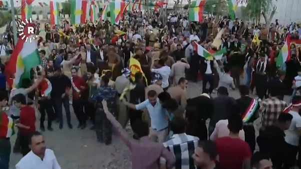 Irak Kürt Bölgesel Yönetimi bağımsızlık referandumunun resmi sonuçlarını açıkladı: Yüzde 92 evet Irak Kürt Bölgesel Yönetimi bağımsızlık referandumunun resmi sonuçlarını açıkladı: Yüzde 92 evet