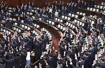 В Японии распущена нижняя палата парламента