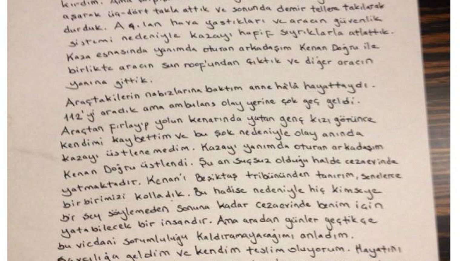 Emrah Serbes: Kazanın sorumlusu benim, teslim oluyorum