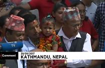 Kathmandu: 3-Jährige zur "lebenden Göttin" gekürt