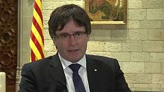 Puigdemont, entrevista completa para Reuters: “No va a haber una declaración unilateral de independencia”