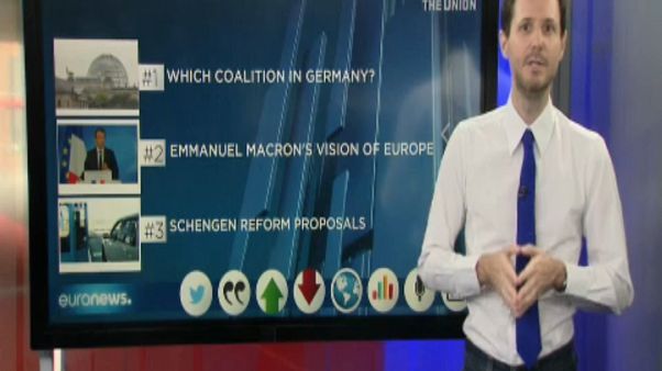 Una vittoria amara per Angela Merkel, un discorso europeo appassionato del presidente francese Una vittoria amara per Angela Merkel, un discorso europeo appassionato del presidente francese