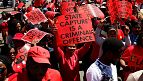 Opposition stages protest in Nairobi after Odinga drops out of re-run [no comment]