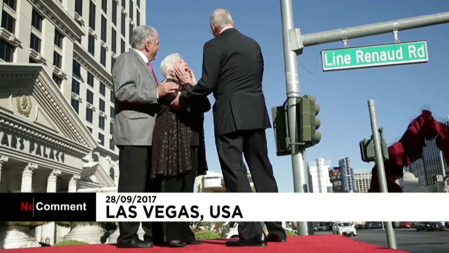 Line Renaud a désormais sa rue à Las Vegas