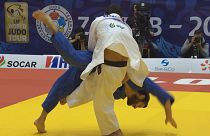 Amiran Papinashvili the star of the show at the Zagreb Judo Grand Prix