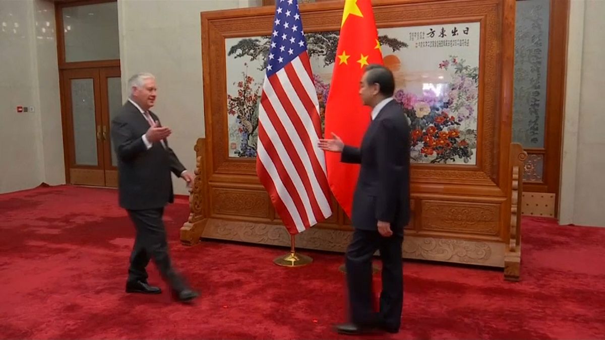 Rex Tillerson in China for top-level talks on North Korea