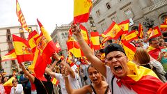 «Viva España!» - Demos gegen Katalonien-Referendum