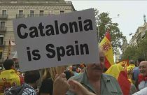 Pro and anti referendum rallies take place in Barcelona