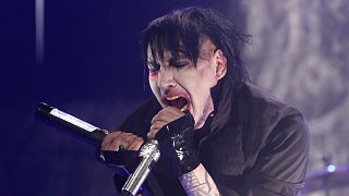 Rockstar Marilyn Manson injured as stage prop knocks him out