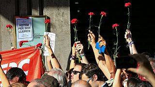 Cravos evocam Portugal na "revolução" da Catalunha