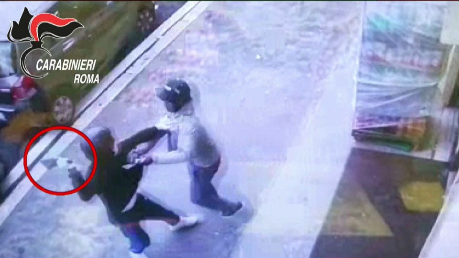 بالفيديو: المهاجر الشجاع لا يهاب الساطور ويحبط عملية سطو!