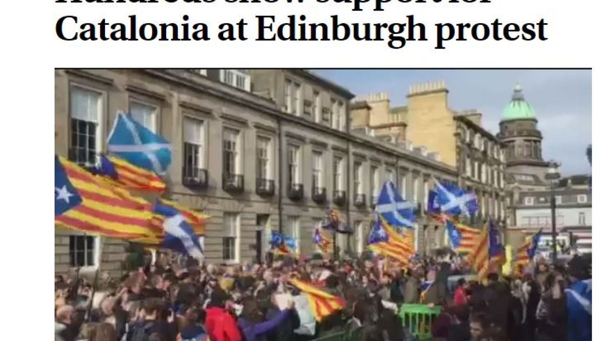 İskoçlardan Katalanlara referandum desteği